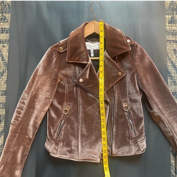 Pink Suede Bomber Jacket - Picture 9 of 11